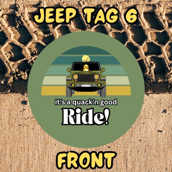 Jeep Tag 6 Front Image with description