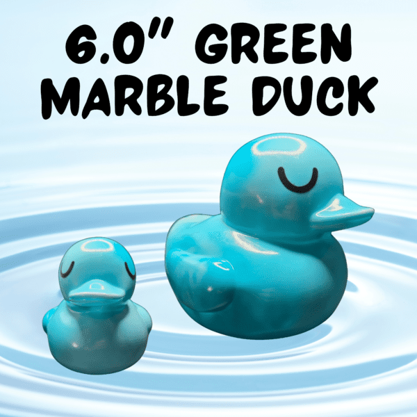 6 Inch Marble Duck Green