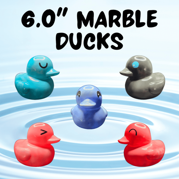 6 Inch Marble Ducks