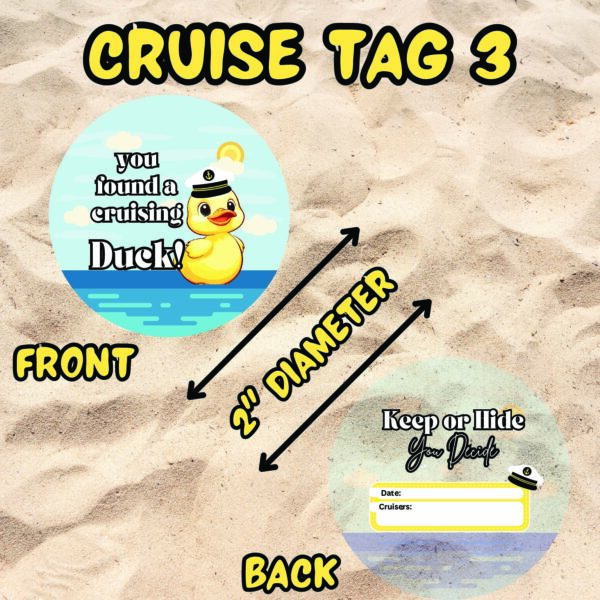 Cruise Tag 3 Dimensions