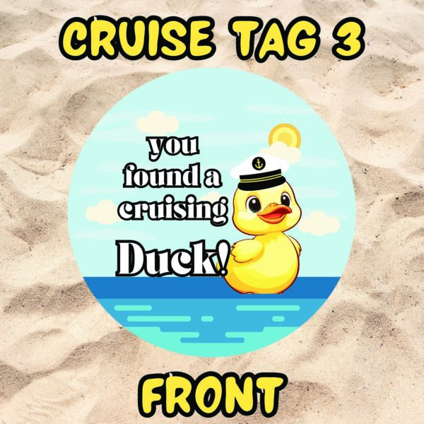 Cruise Tag 3 Front