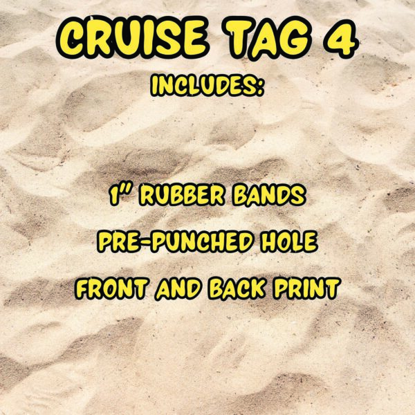 Cruise Tag 4 Includes Image