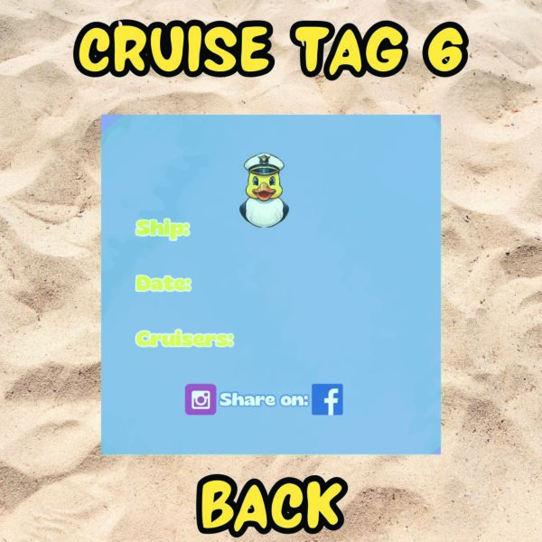 Cruise Tag 6 Back Image