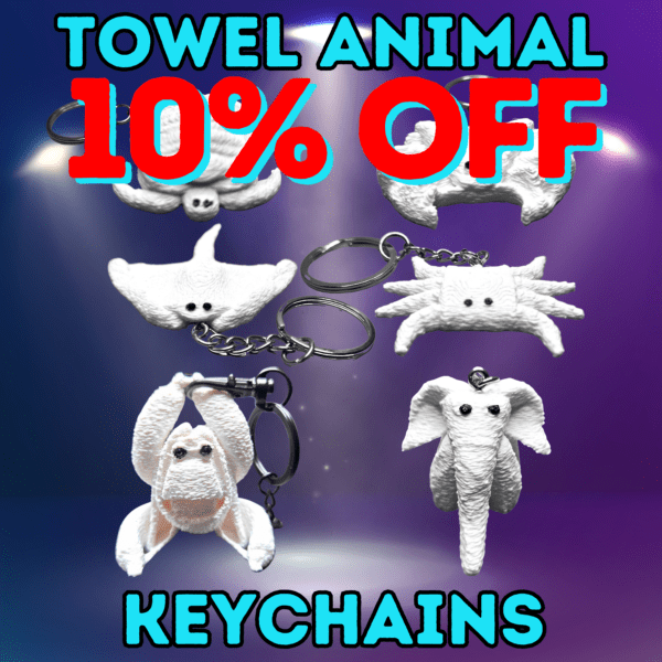 Towel Animal Keychain Ultimate Bundle