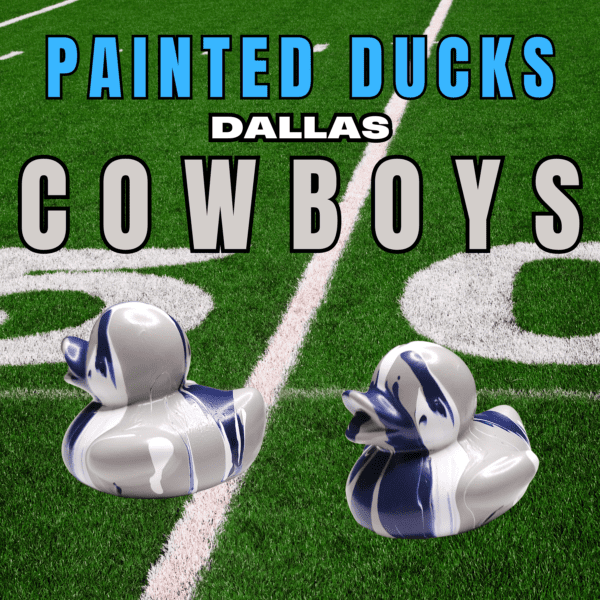 Dallas Cowboys Painted Duck