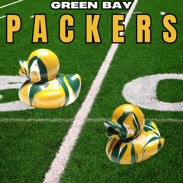 Green Bay Packers Painted Duck