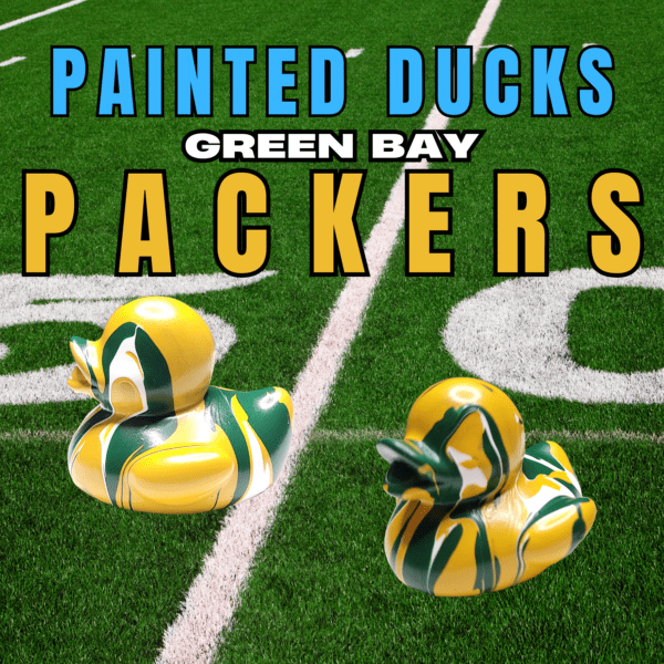 Green Bay Packers Painted Duck