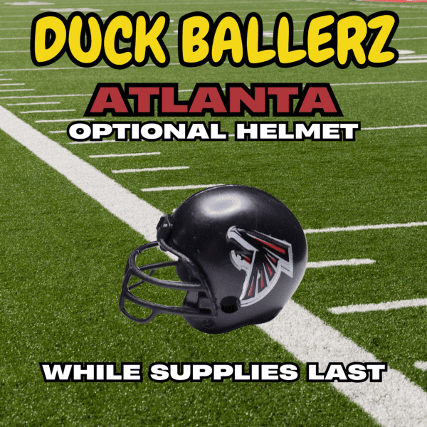 Duck Ballerz Atlanta Team Duck NFL Helmet Logo