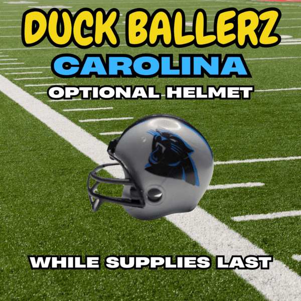 Duck Ballerz Carolina Team Duck NFL Helmet Logo