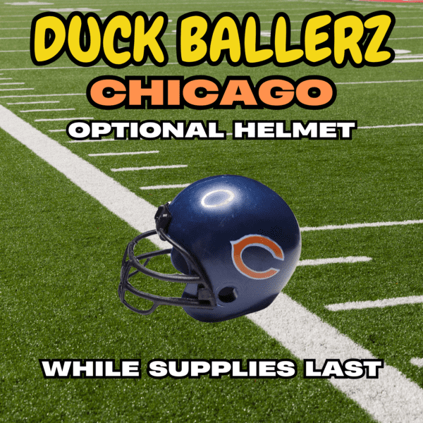 Duck Ballerz Chicago Team Duck NFL Helmet Logo