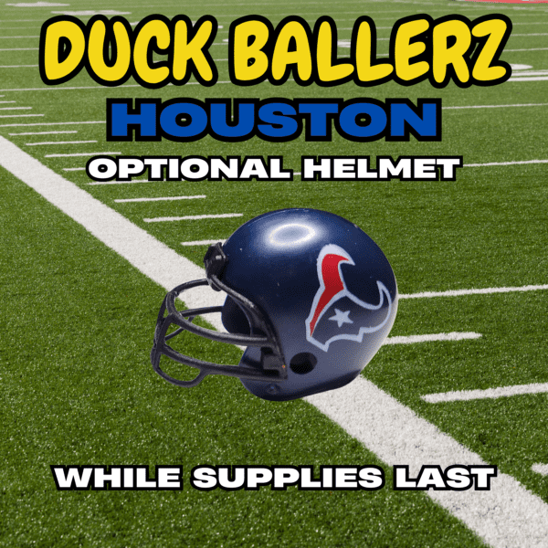 Duck Ballerz Houston Team Duck NFL Helmet Logo