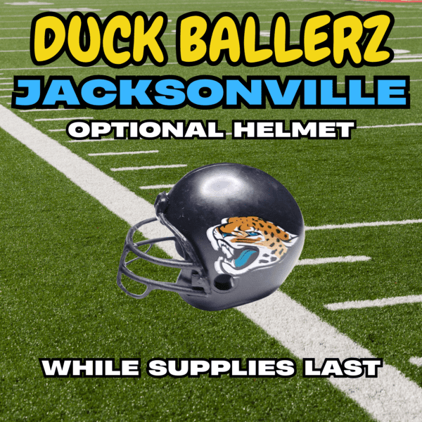 Duck Ballerz Jacksonville Team Duck NFL Helmet Logo