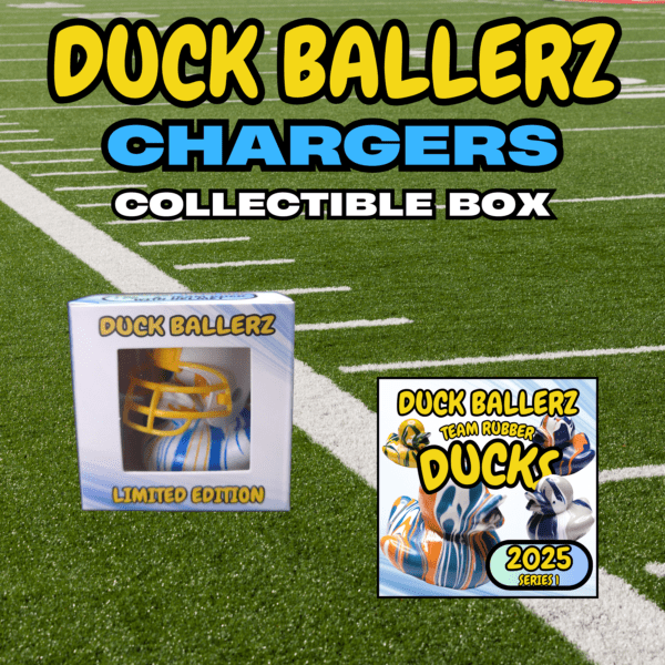 Duck Ballerz LA Chargers Team Duck Collectors Box