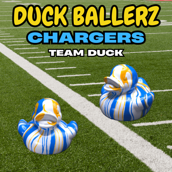 Duck Ballerz LA Chargers Tams Ducks in Team Colors