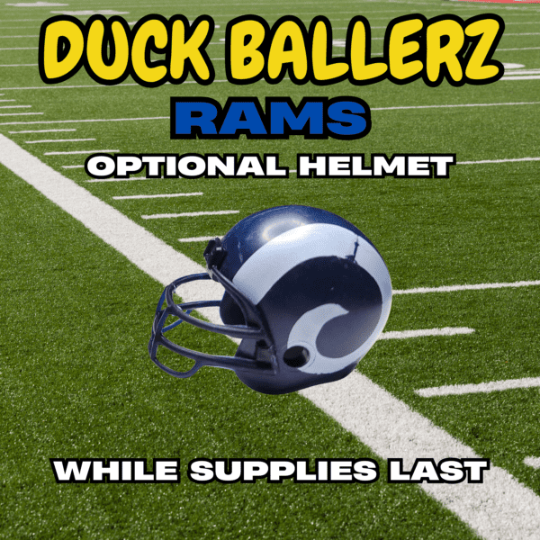 Duck Ballerz La Rams Team Duck NFL Helmet Logo