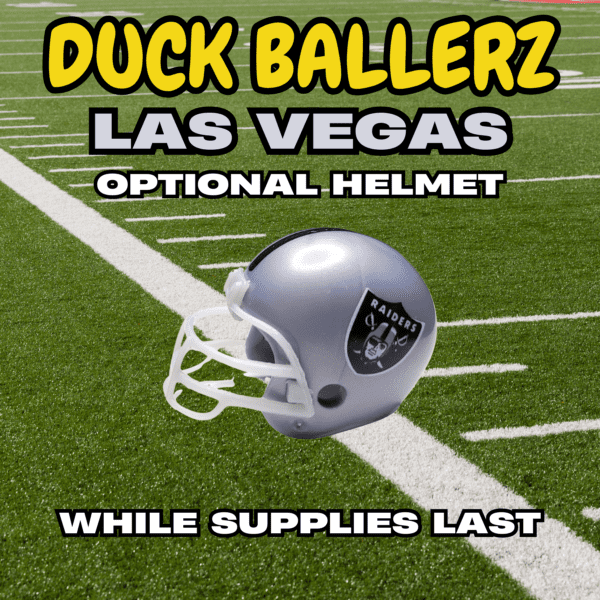 Duck Ballerz Las Vegas Team Duck NFL Helmet Logo