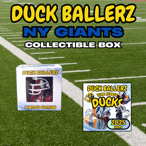 Duck Ballerz NY Giants Team Duck Collectors Box