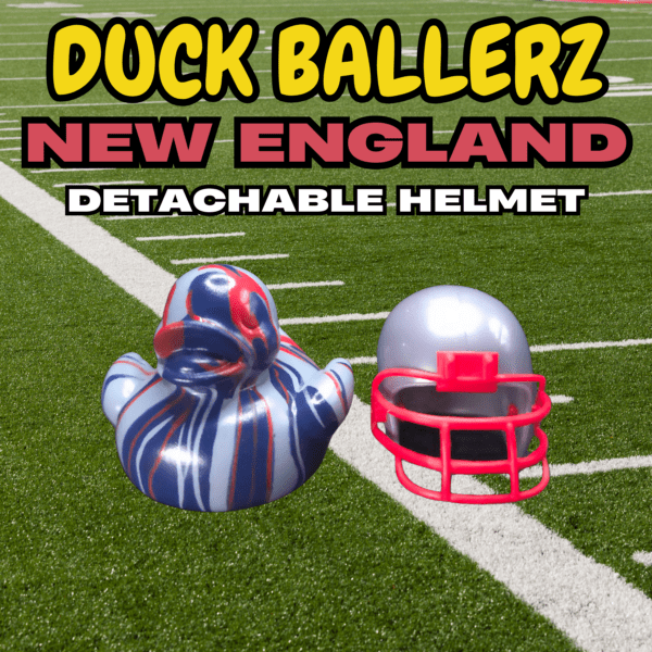 Duck Ballerz New England Team Duck with detachable helmet