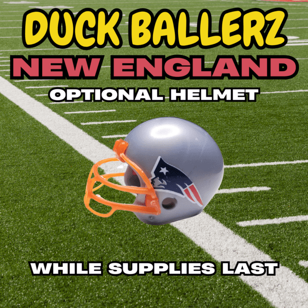 Duck Ballerz New England Team Duck NFL Helmet Logo