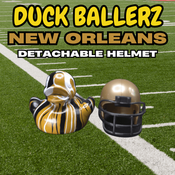 Duck Ballerz New Orleans Team Duck with detachable helmet