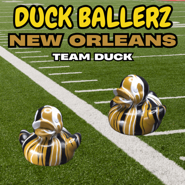 Duck Ballerz New Orleans Tams Ducks in Team Colors