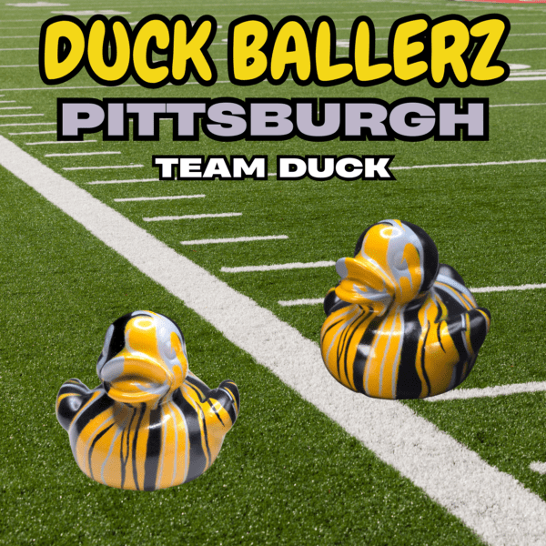 Duck Ballerz Pittsburgh Tams Ducks in Team Colors