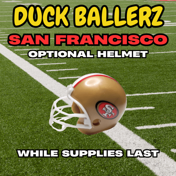 Duck Ballerz San Francisco Team Duck NFL Helmet Logo