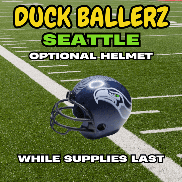 Duck Ballerz Seattle Team Duck NFL Helmet Logo