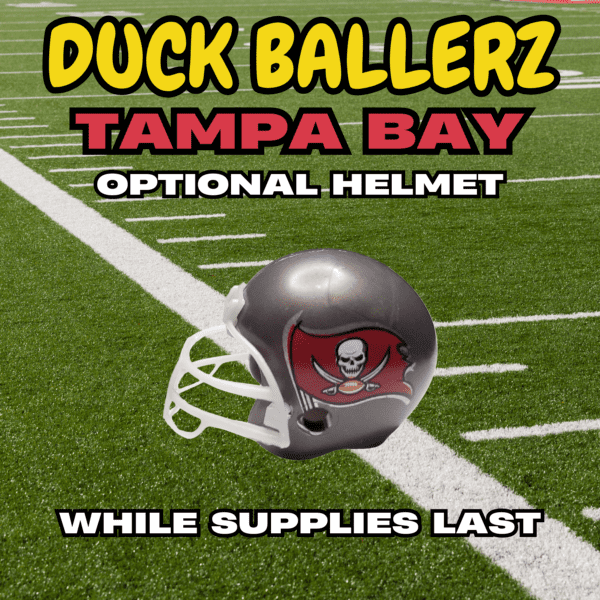 Duck Ballerz Tampa Bay Team Duck NFL Helmet Logo