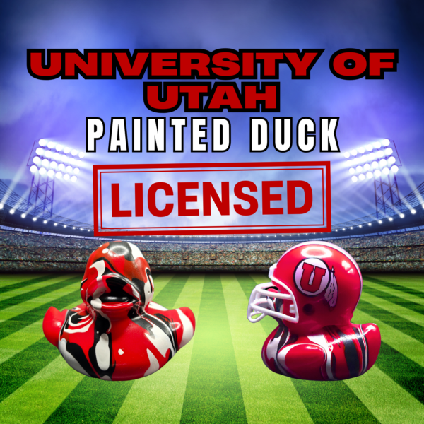 University of Utah Officially Licensed Painted Duck